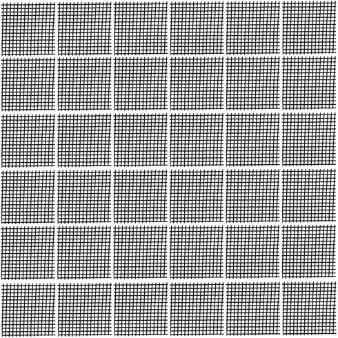 Lainrrew Plastic Mesh Screen for Plant Pots - 50 Pcs, Black, Outdoor...