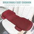 X AUTOHAUX Car Back Seat Cushion Wine Red Breathable PU Leather Universal Car Interior Seat Protector Mat Pad Fit Most Car Truck SUV & Van...