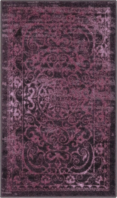 Maples Rugs Pelham Transitional Area Rugs - Made in USA - Washable, Non Slip, Indoor Carpet for Entryway, Foyer, Kitchen, and Bathroom, 2'6 x 3'10...