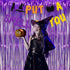 Purple Tinsel Curtain Party Backdrop - GREATRIL Foil Fringe Curtain Party Photo Booth Streamers for Hunters Mermaid Themed Decorations - 1m x 2.5m...
