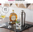 FineDine 7-Piece Cocktail Shaker Set - Bar Tools - Stainless Steel Bartender Kit, with All Bar Accessories, Cocktail Strainer, Double Jigger, Bar ...