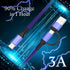 USB C Cable 6FT, 2Pack 60W 2in1 Charging Cable Type C Charger Fast Charging Cable Nylon Braided USB A/C to USB-C Cable for iPhone 15 Pro Max iPad ...