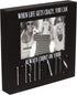 Malden International Designs Laser Cut Industrial Expressions Friends Silkscreen Design and Laser Cut Galvanized Metal Accent Picture Frame, 4x6, ...