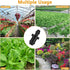 150 Pcs 1/4'' Drip Irrigation Tubing End Plugs, 1/4 Inch Drip Irrigation Barbed End Closure/Cap for Drip Sprinkler Garden Lawn Systems...