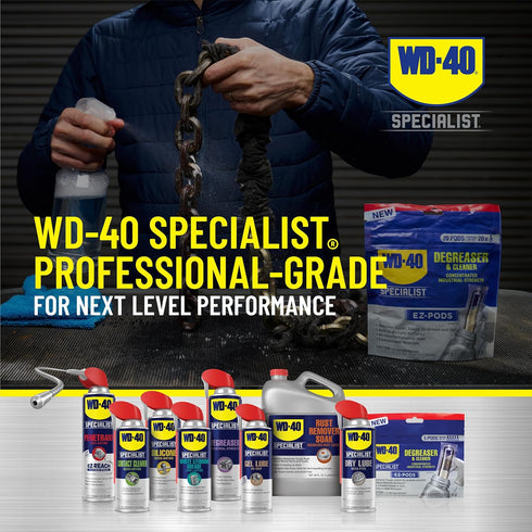 WD-40 Specialist Degreaser and Cleaner EZ-PODS, Customizable Industrial-Strength Concentrate, Multi-Surface Cleaning Solution, 1-Pack of 20 PODS...