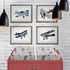 Fly-by Diaper Changing Pad, Grey Cover-Airplane Print...