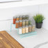 Smart Design 3-Tier Spice Rack - Steel Metal Wire - Rust Resistant - Cupboard, Jars, Cans, Seasonings Holder, Cabinet Shelf Organizer, Countertop ...