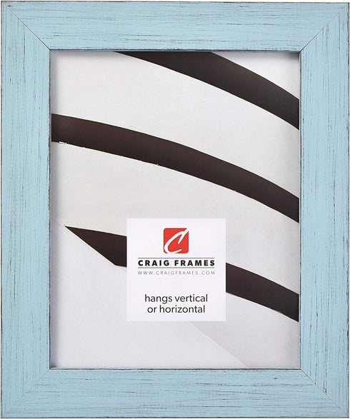Craig Frames Jasper Picture Frame, 8 x 10 Inch, Country Sky Blue...