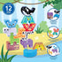 Montessori Puzzle N’ Stack Animals Toys, Kids Stacking Building Animal Blocks Toy for Toddler Preschool, Fun Educational Stacker Gifts for 12 18 2...