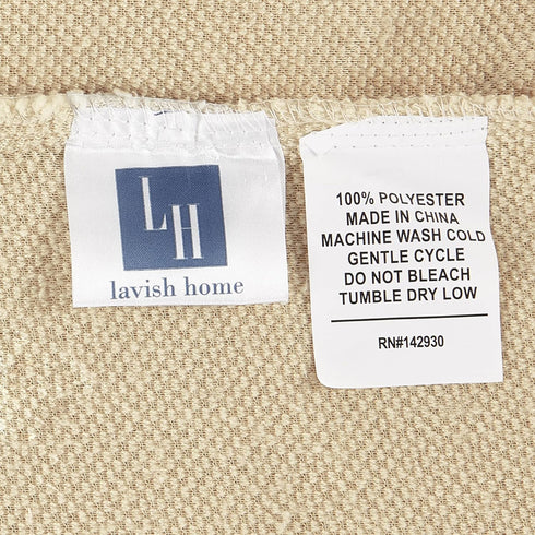 Body Pillow Cover. Sherpa with side zipper by Lavish Home – 18 ”x52” (Ivory)...