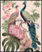 Posterizer 1 pcs-chinoiserie peacock aesthetic chic decor-Art for Animal Lovers-Abstract & Modern Art-Living Room Bedroom Decor- UNFRAMED Wall Art...