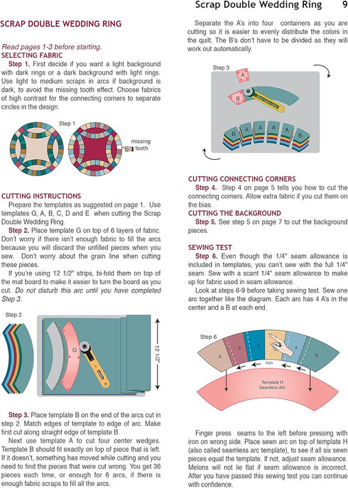 Double Wedding Ring Templates by Sharlene Jorgenson...