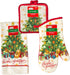 Christmas Tree Design 5 Pc Christmas Kitchen Linen Set...