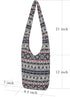 Women Shoulder Handbags Fashion canvas Hippie Crossbody Bags Bohemian Animal Prints Hobo Bags...