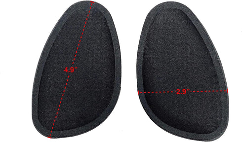 CB 4-Pairs Forefoot Shoe Metatarsal Pads, Ball-of-Foot Sponge Cushions Inserts Insoles, Shoes Too Big, Foot Pain Relief, for Men & Women, Kids Sho...