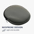 kwmobile Cover Compatible with Logitech H390 Case - Neoprene Headset Cover - Pouch w/Zipper - Grey...