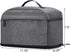 VOSDANS 4 Slice Toaster Cover with Removable Bottom 2-in-1 Toaster Bag with Pockets Toaster Storage Bag with Handle, Dust and Fingerprint Protecti...