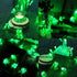 WATERGLIDE 1 Pack St. Patricks Day Shamrocks Lights, 50 LED Outdoor Decorative String Lights, Battery Operated Lucky Clover Light, 8 Lighting Mode...