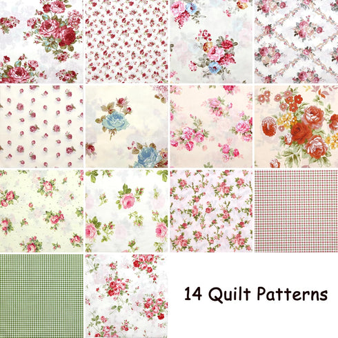 Layer Cakes 10 inch Squares for Quilting, Clearance Layer Cake Fabric for Quilting 10 inch, 10" Squares 42 10x10 inch Squares Layer Cake Print Flo...