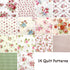 Layer Cakes 10 inch Squares for Quilting, Clearance Layer Cake Fabric for Quilting 10 inch, 10" Squares 42 10x10 inch Squares Layer Cake Print Flo...