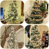 30PCS Christmas Balls Ornaments,60MM Gold&White Painted Shatterproof Festive Wedding Hanging Ornaments Christmas Tree Decoration...