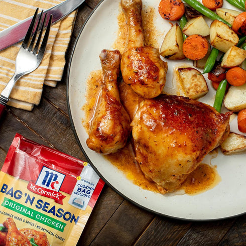 McCormick Bag 'n Season Original Chicken Cooking Bag & Seasoning Mix, 1.25 oz (Pack of 6)...