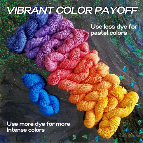 Jacquard Acid Dye 1/2oz Jar Brilliant Blue - Acid Dye for Wool, Silk, Alpaca, Feathers, Cosplay Wigs and Nylon - Powder Wool Dye for Full Coverage...