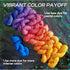Jacquard Acid Dye 1/2oz Jar Brilliant Blue - Acid Dye for Wool, Silk, Alpaca, Feathers, Cosplay Wigs and Nylon - Powder Wool Dye for Full Coverage...