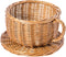 Wicker Saucer Coffee Mug Cup Decorative Gift Basket Desk Organizer...