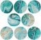 Neknock 8Pcs Diamond Art Coasters Kit, DIY Diamond Painting Kits, Diamond Painting Coasters with Holder, Diamond Dot Art Coasters, Ocean Diamond A...