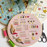 Myfilicity Embroidery Beginners Stitch Practice kit, 3 Embroidery Starter Kits, Learn 30 Different Stitching Techniques for Craft Enthusiasts to H...