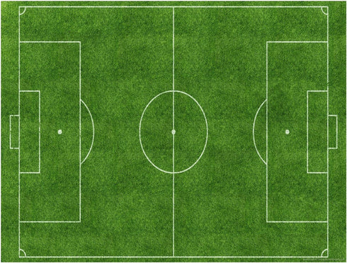 Soccer Field Edible Cake Topper- 1/4 Sheet...