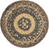 VHC Brands Espresso Trivet Hot Pad for Pots Pans, Brown Black Tan, Jute Blend, Round Circle, 8 Inches...