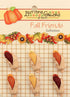 Buttons Galore Fall Friends 3D Buttons-Set of 6 Cards...