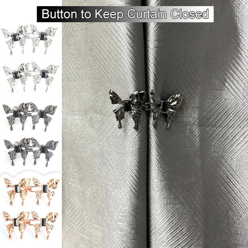 Pant Waist Tightener, Pants Button Tightener, Pants Tightener for Waist, Cute Bear Jean Buttons for Loose Jeans (12 Pcs/6 Sets Butterfly)...