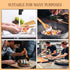 Wooden Spoons for Cooking Sets of 7 Pieces, Magical Bamboo Cooking Kitchen Utensils Kitchen Accessories Set Engraved Patterns Magic Cooking Spoons...