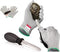 Rockland Guard Professional Oyster Shucking Knife Set - Includes 3.5" Stainless Steel Oyster Shucker with Non-Slip Handle & Bent Tip, Kitchen Cutt...