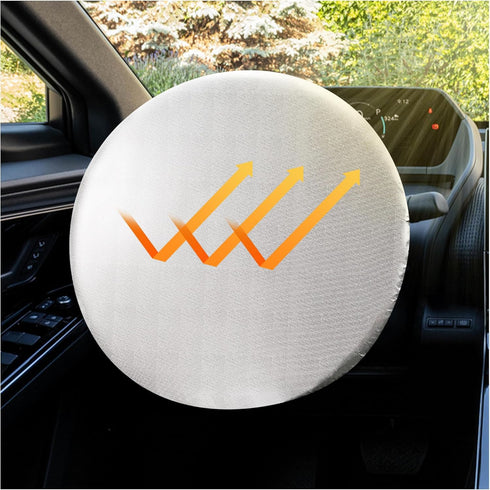 Steering Wheel Cover of Sunshade for Car,Insulation Steering Wheel Cover Women/Men for Automotive Steering Wheels Protection,Universal 15 Inch Car...