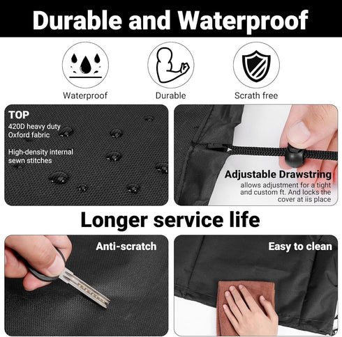 Hinice Pool Vacuum Cleaner Equipment Cover - Pool Cleaner Dust Cover - Suitable for Robotic Pool Cleaner Within The Appropriate Size Range- Pool C...