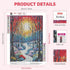 EOBROMD Landscape Diamond Art Painting Kits for Adults, 5D Forest Trail Diamond Art Painting Kits for Beginners, DIY Paint Picture with Full Drill...