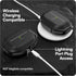 KeyBudz AirPods Pro Case with Lock - Waterproof AirPods Pro 2nd Generation Case Cover with Carabiner, Rugged Tough Protection, Hard Shell for USB-...