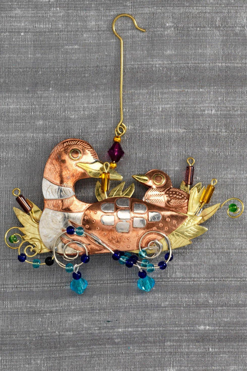 Fair Trade Mamma and Baby Loon Ornament...