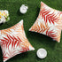MIULEE Pack of 2 Decorative Outdoor Waterproof Throw Pillow Covers Patio Pillow Cases Natural Leaves Pattern Spring Square Cushion Shams Shell for...