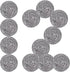Stainless Steel Scrubber Scrubbing Scouring Pad Magic Eraser Sponges Clean Pot Pan and Broiler Rack Steel Wool for Kitchen Bathroom (12Pcs Metal S...