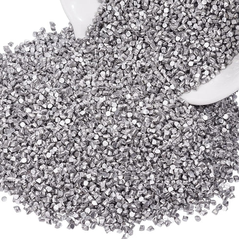 CHGCRAFT 300g Aluminum Metal Shavings Orgone Platinum Metal Small Lumps Sample for Art Experiments Production Industry Welding Metal Fittings DIY ...