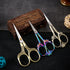 Small Embroidery Scissors with Cover -Cute and Comfortable handles with Sturdy and Sharp Tips for Precise Cutting, Sewing and Craft Supplies Kit...