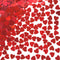 Red Love Heart Table Confetti - Valentines Day Party Foil Metallic Sequins Sprinkles Decorations, 60g...