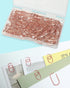 100 Pcs Love Heart Shaped Paper Clips, 0.78inch Cute Mini Paperclips for Office School Home (Rose Gold)...