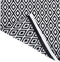 RAJRANG Cotton Hand Woven Diamond Area Rug, Reversible Checkered Bathroom Rugs, Geometric Entry Mat, Machine Washable, Durable - Black & White, 21...