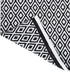 RAJRANG Cotton Hand Woven Diamond Area Rug, Reversible Checkered Bathroom Rugs, Geometric Entry Mat, Machine Washable, Durable - Black & White, 21...